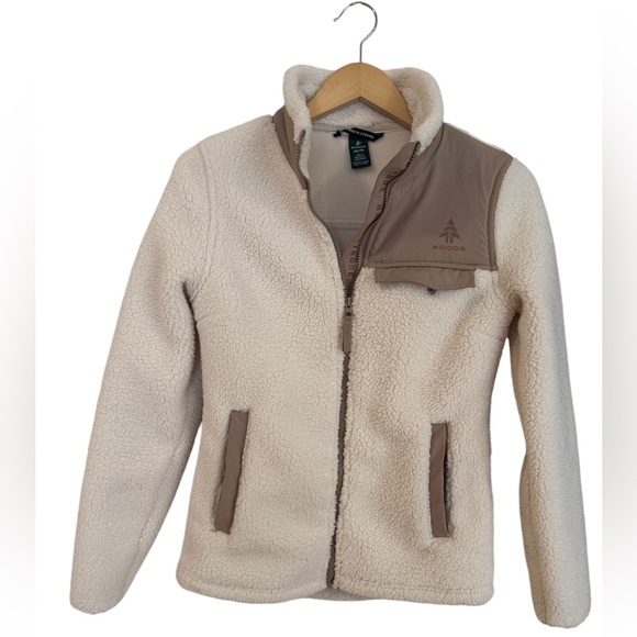 Woods Women’s Erris Sherpa Jacket - XS Soft Fleece Zip Up Sweater - Picture 6 of 12